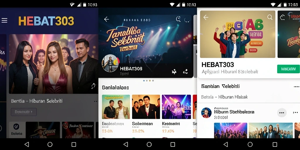 Antarmuka HEBAT303 yang menarik untuk berita hiburan selebriti.