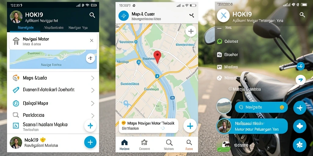 Antarmuka HOKI9 dengan fitur navigasi motor yang intuitif.