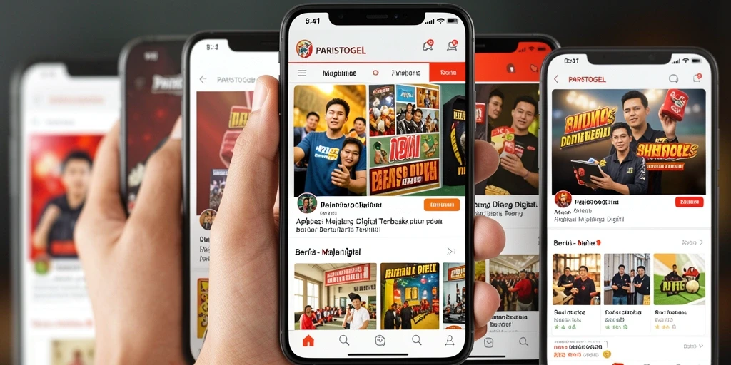 Tampilan antarmuka pengguna PARISTOGEL yang menarik dan fungsional.