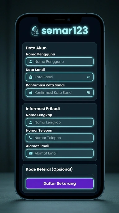 Panduan Lengkap Registrasi Akun semar123 untuk Pengguna Android